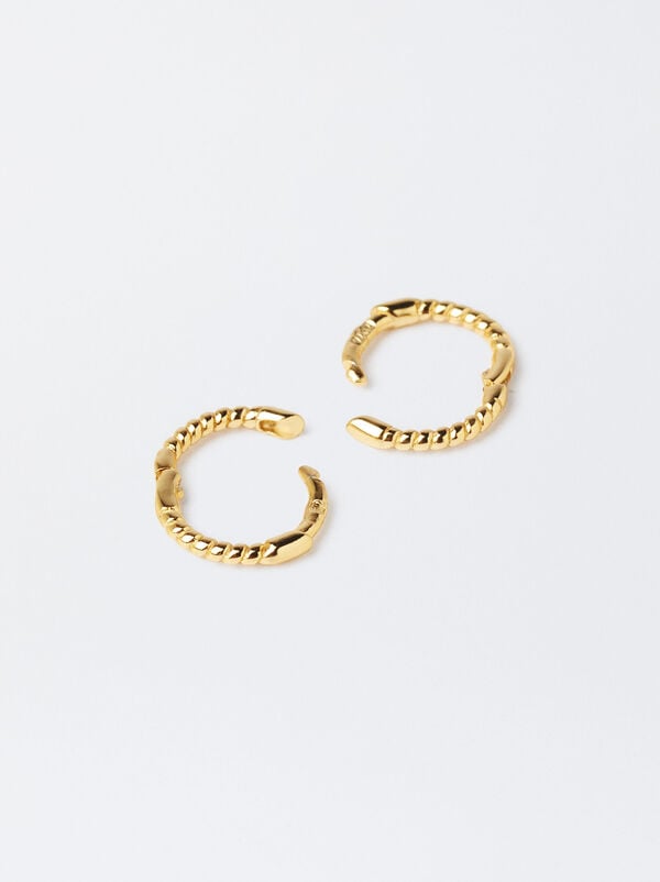 925 silver hoop earrings