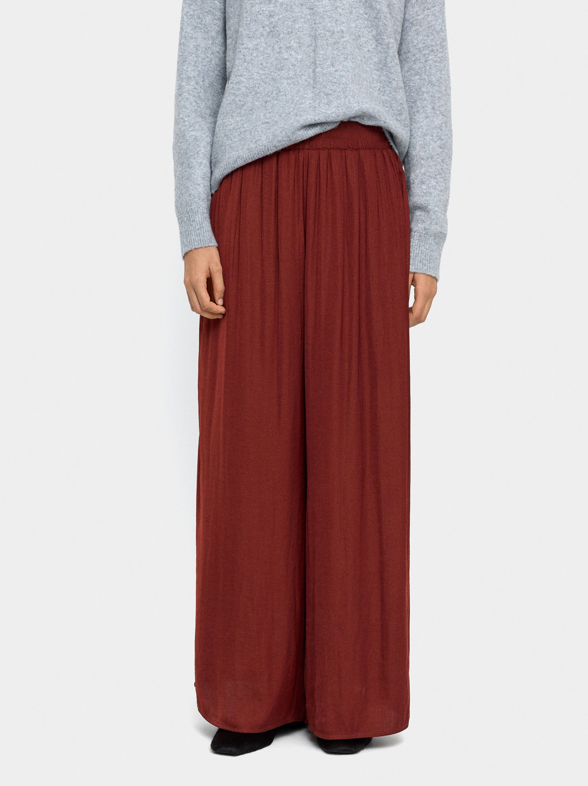 Straight trousers with darts image number 1.0