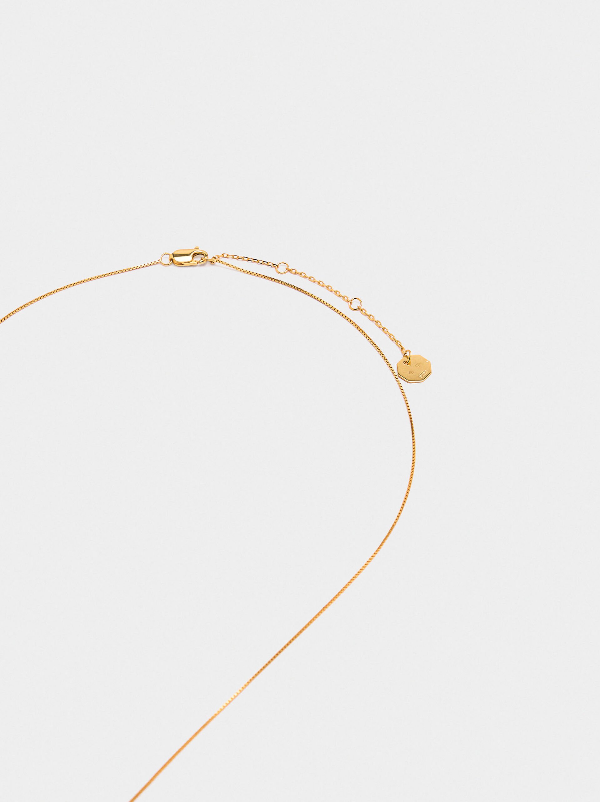 Necklace with freshwater pearl pendant – 925 sterling silver image number 2.0