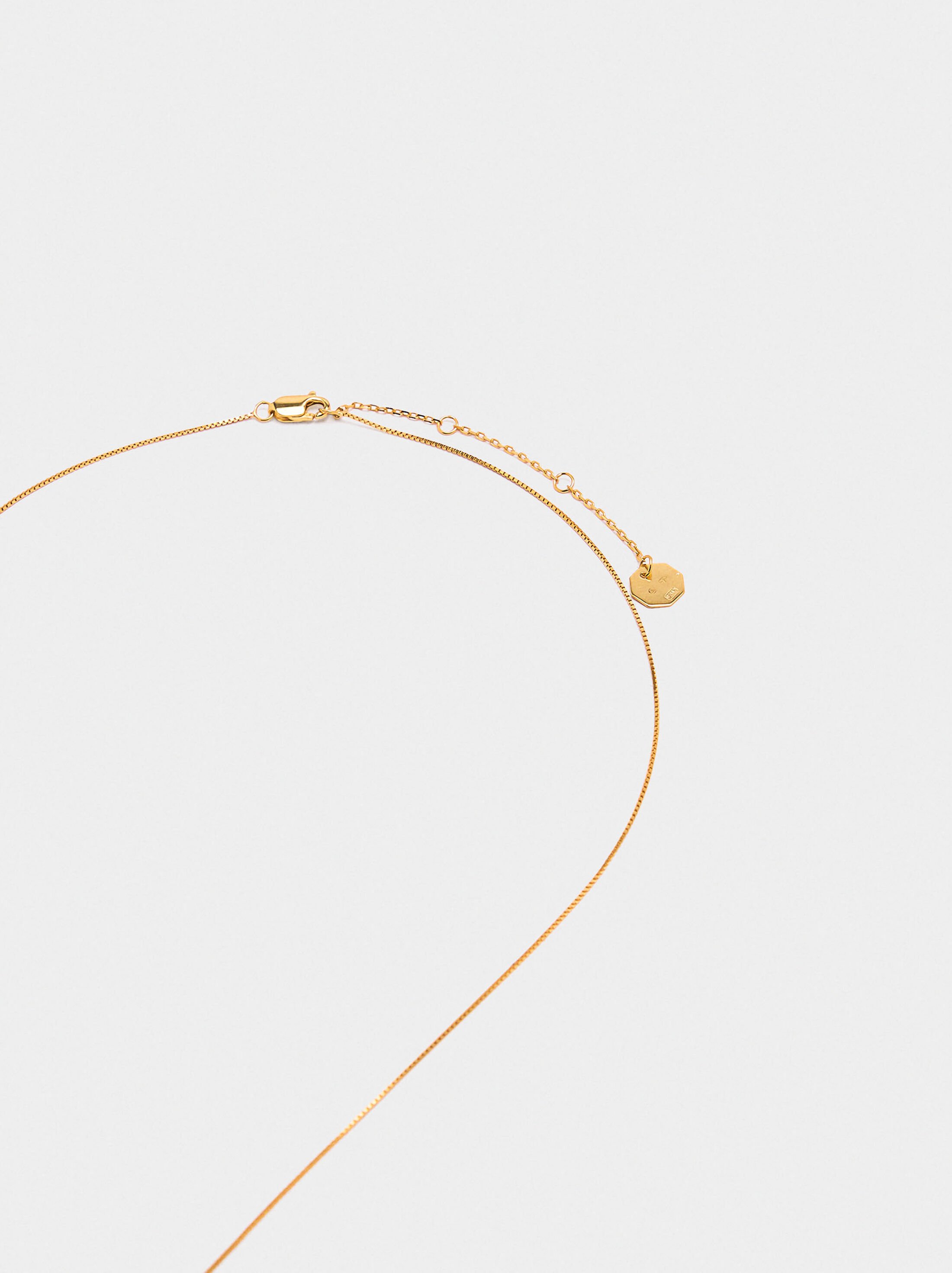 Necklace with freshwater pearl pendant – 925 sterling silver image number 2.0