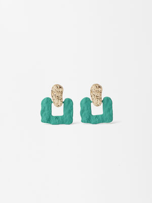 Earrings With Matte Effect image number 0.0