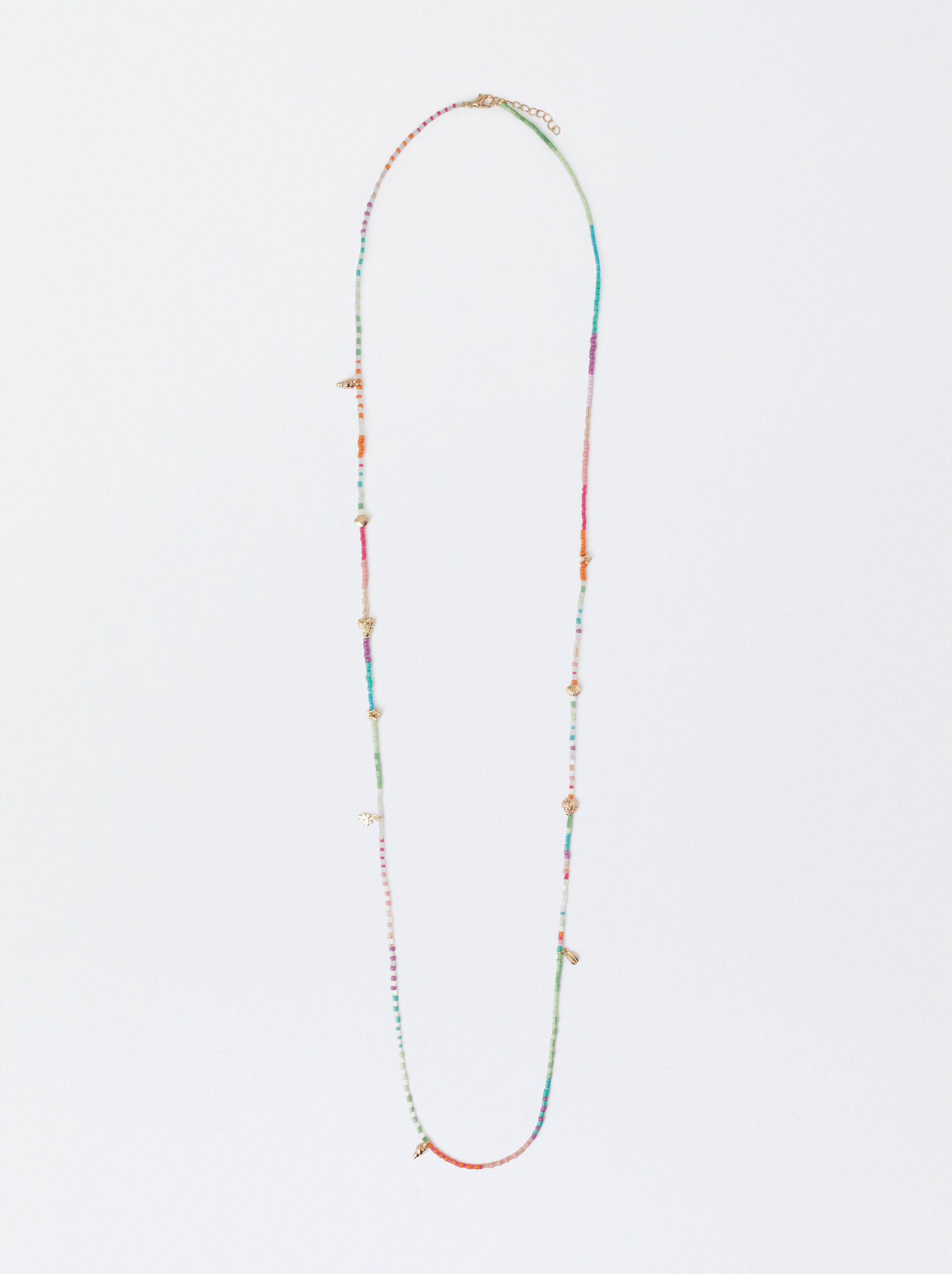 Multicoloured Necklace With Beads image number 0.0