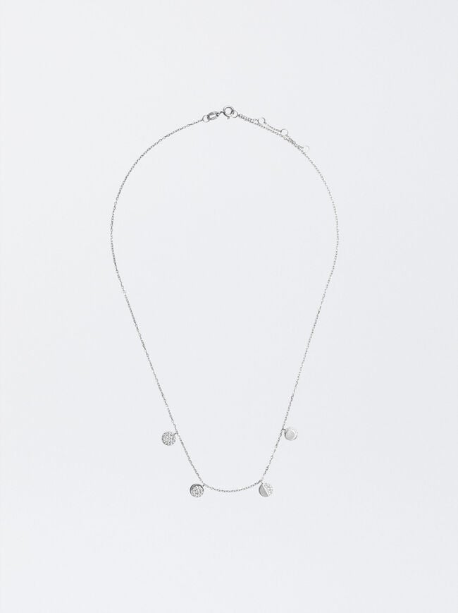 925 Silver Necklace With Zirconia image number 0.0