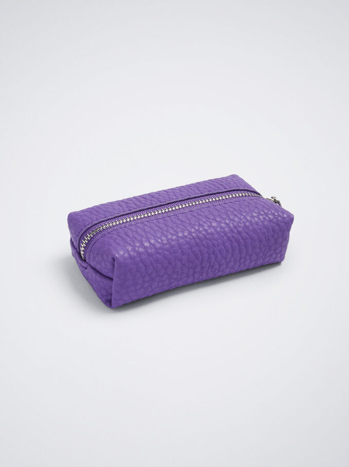 Basic Coin Purse, Purple, hi-res