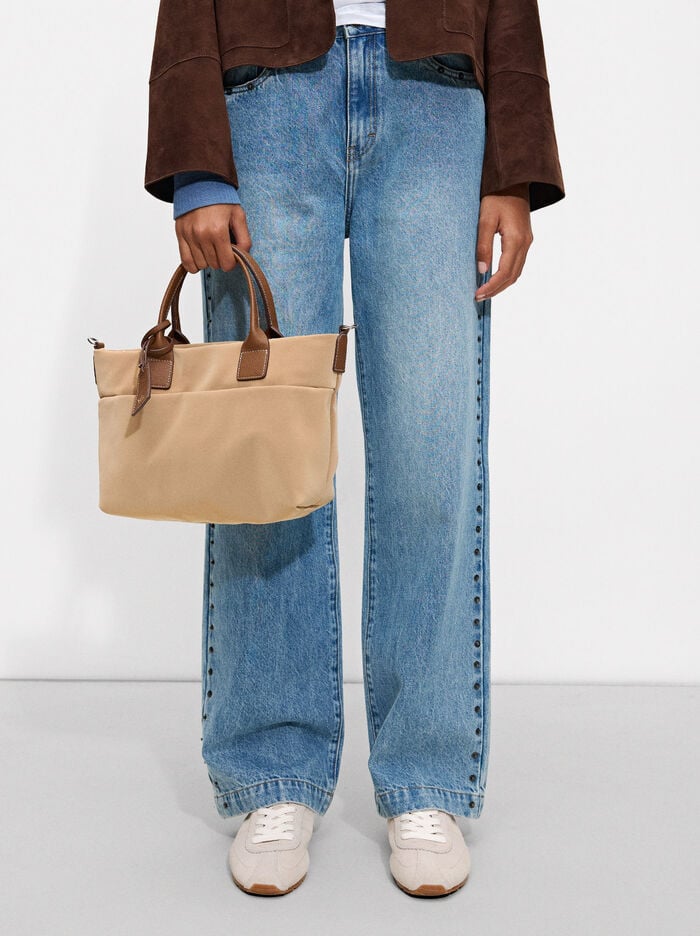 Tote bag with soft texture L