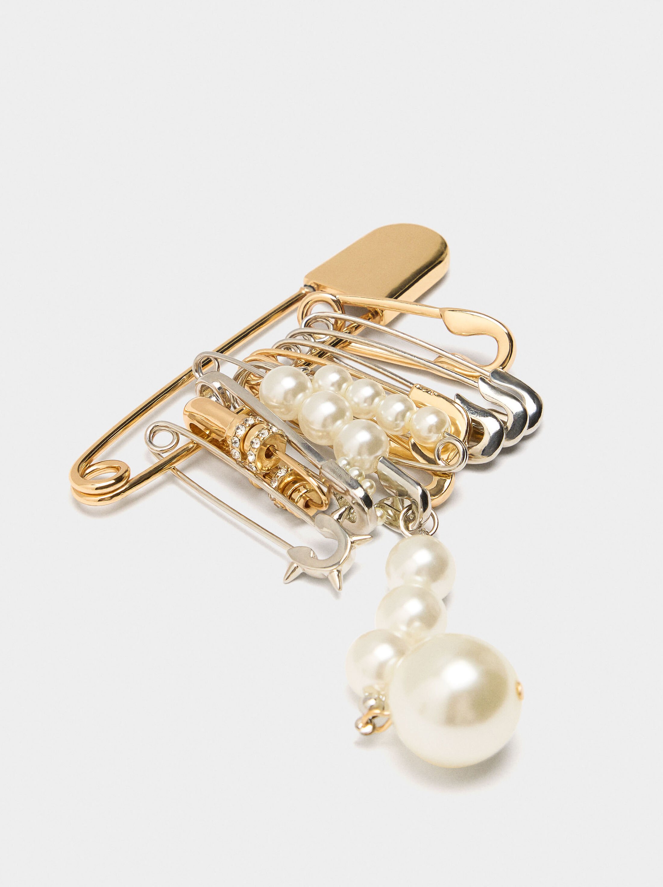 Brooch with pearls image number 1.0