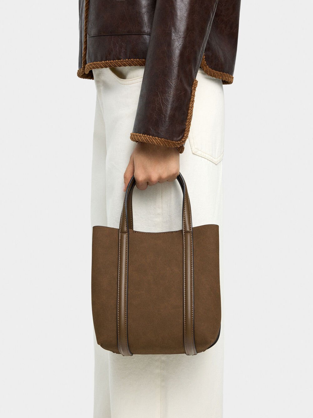 Tote bag with crossbody strap S