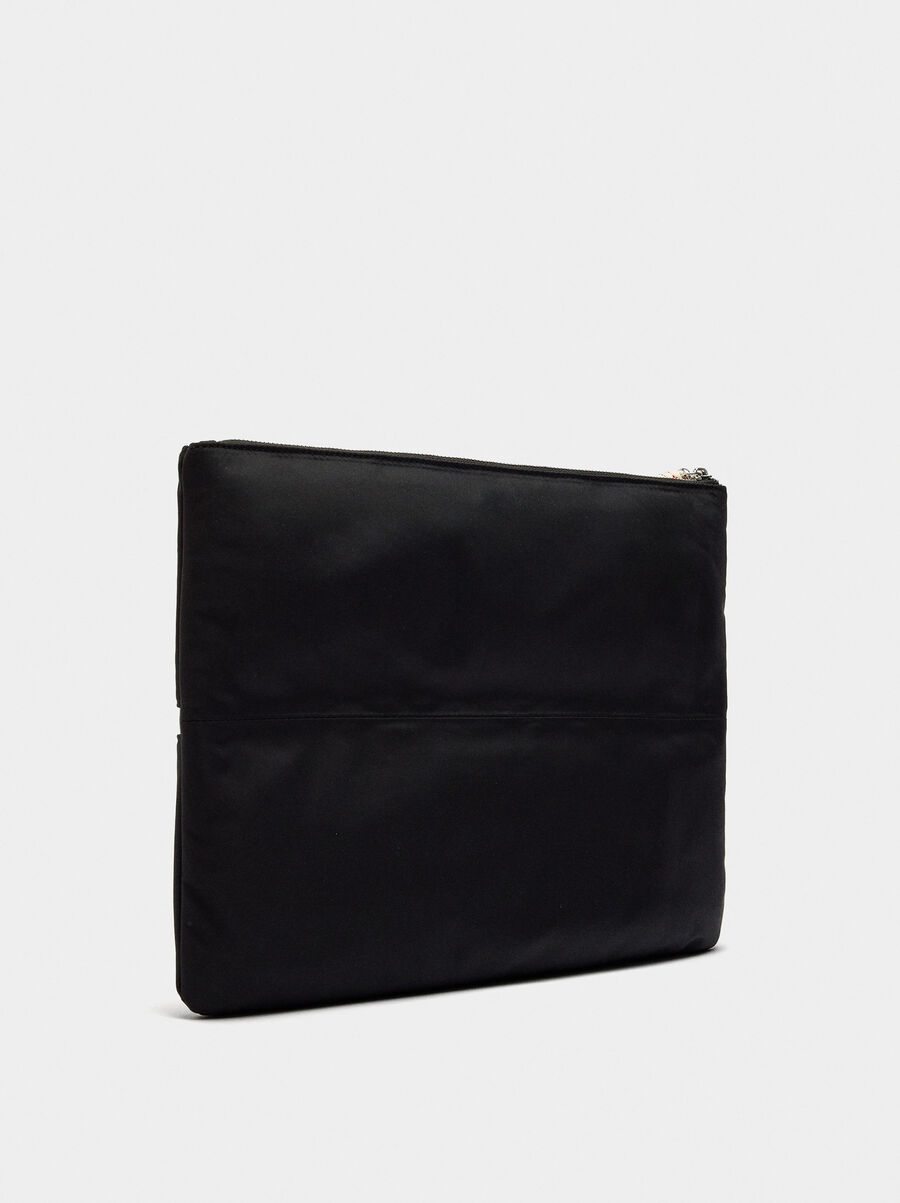 Nylon laptop cover with charm 13"