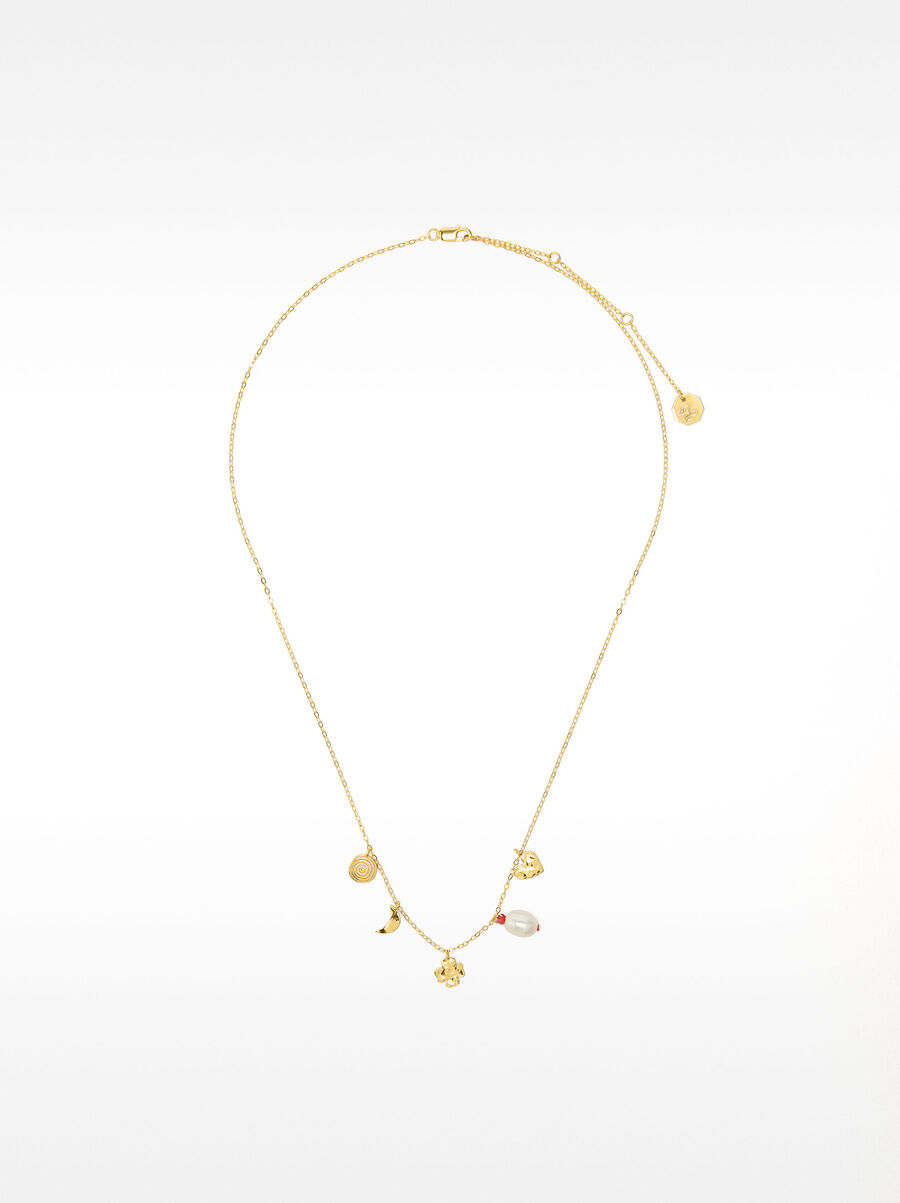 Necklace with freshwater pearls - 925 sterling silver