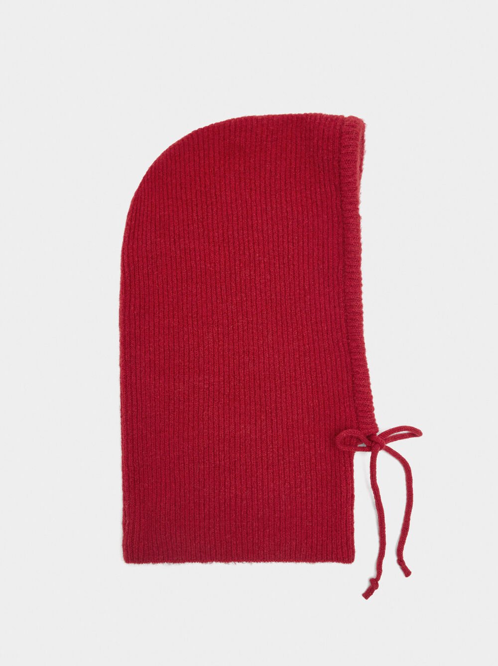 Knit balaclava with straps