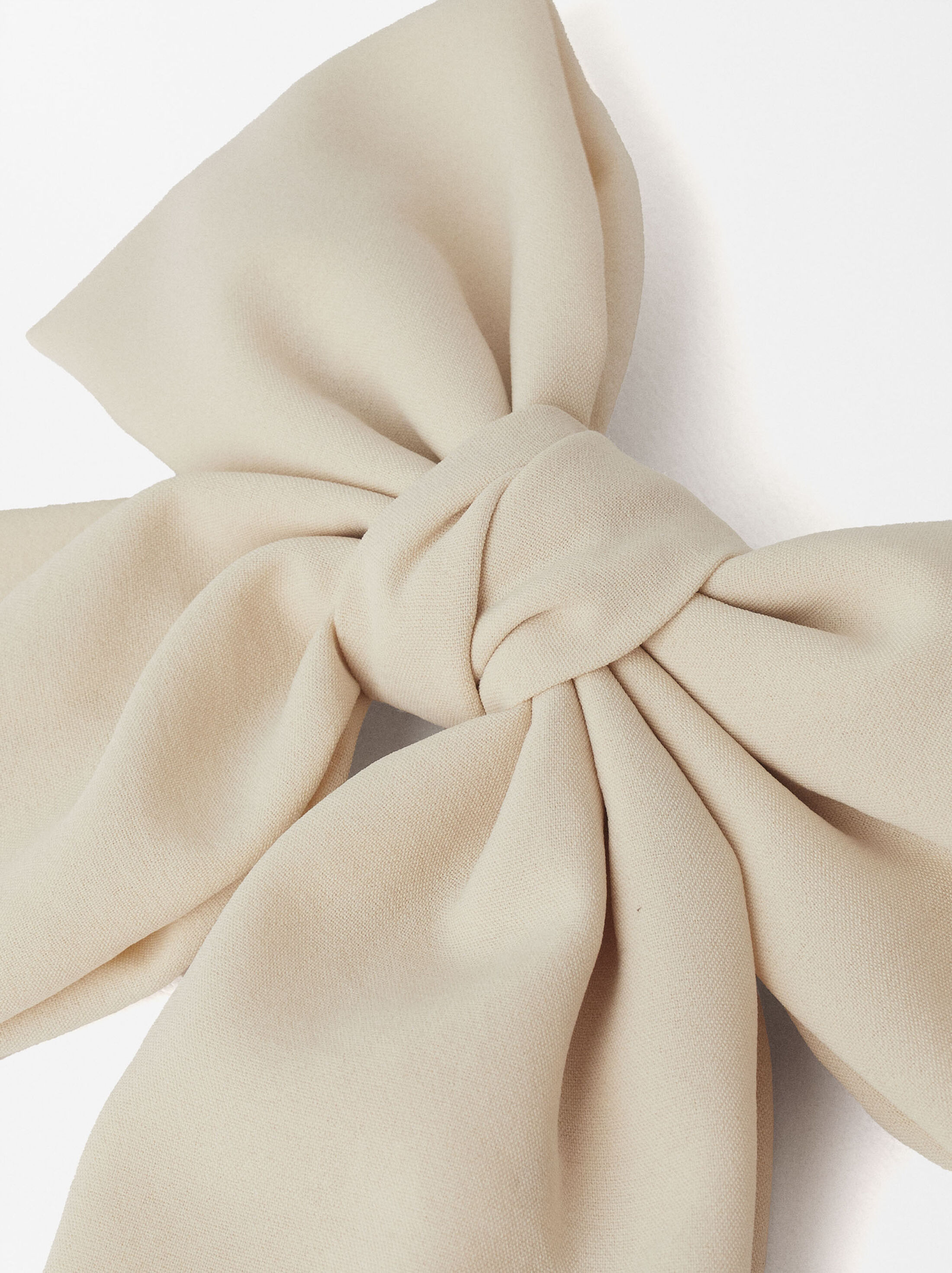French hair clip with bow image number 1.0