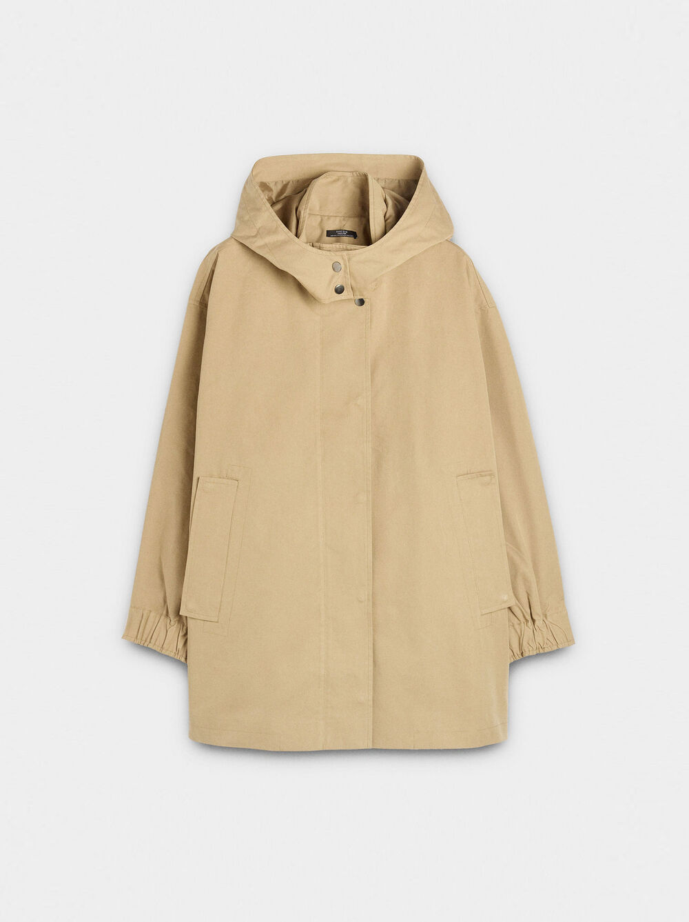 High-neck parka