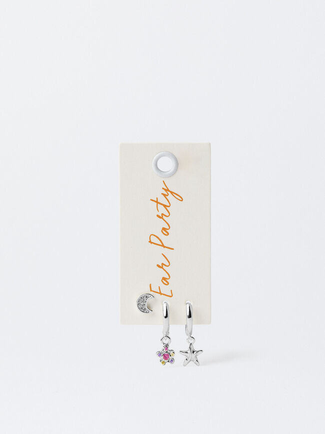 Set Of Earrings With Zirconias image number 2.0
