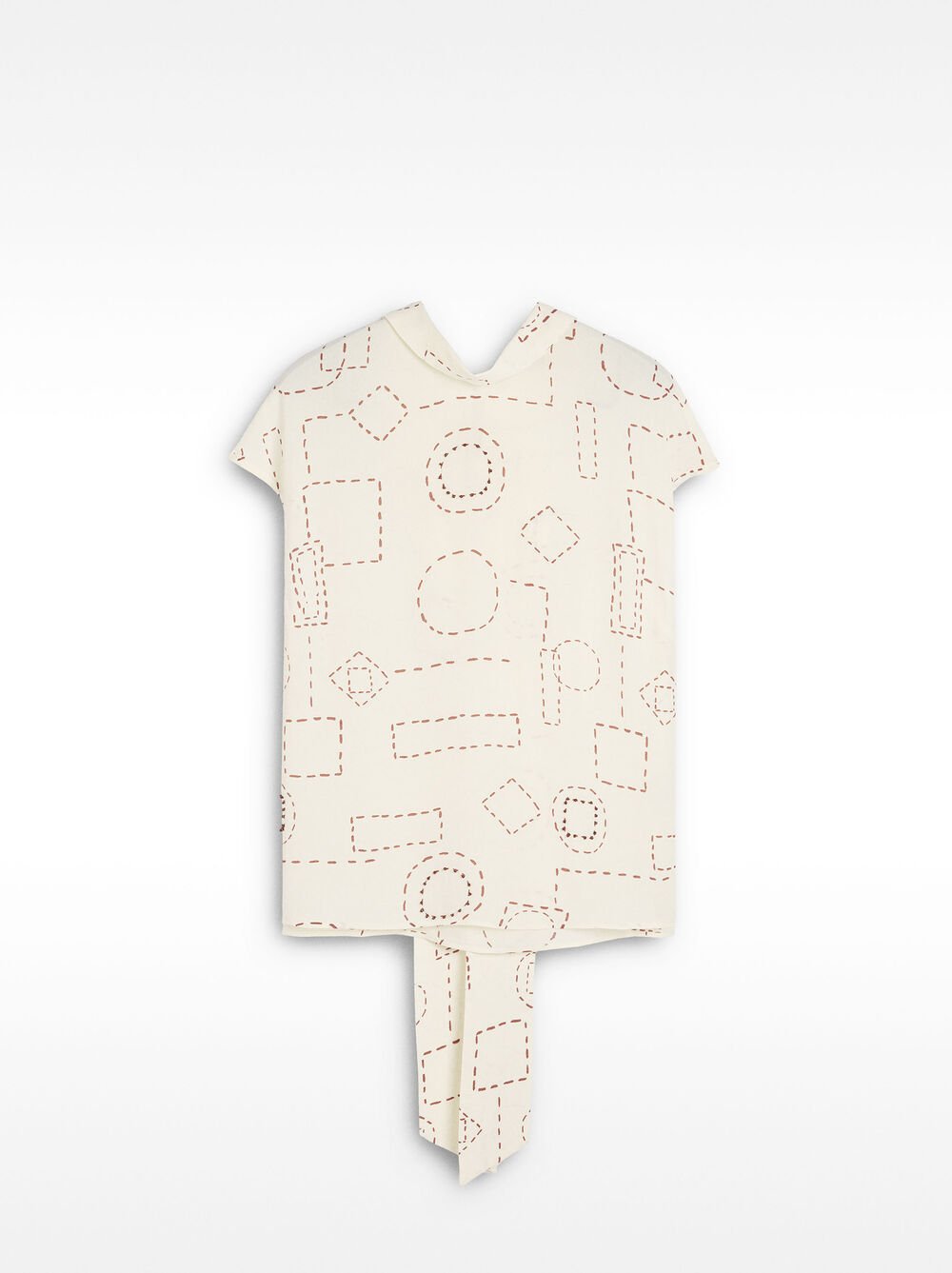 Top d'estampat de fulard