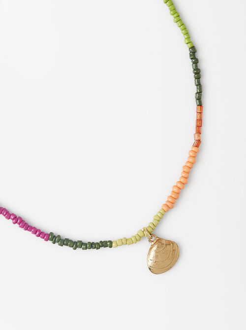 Bead And Shell Necklace