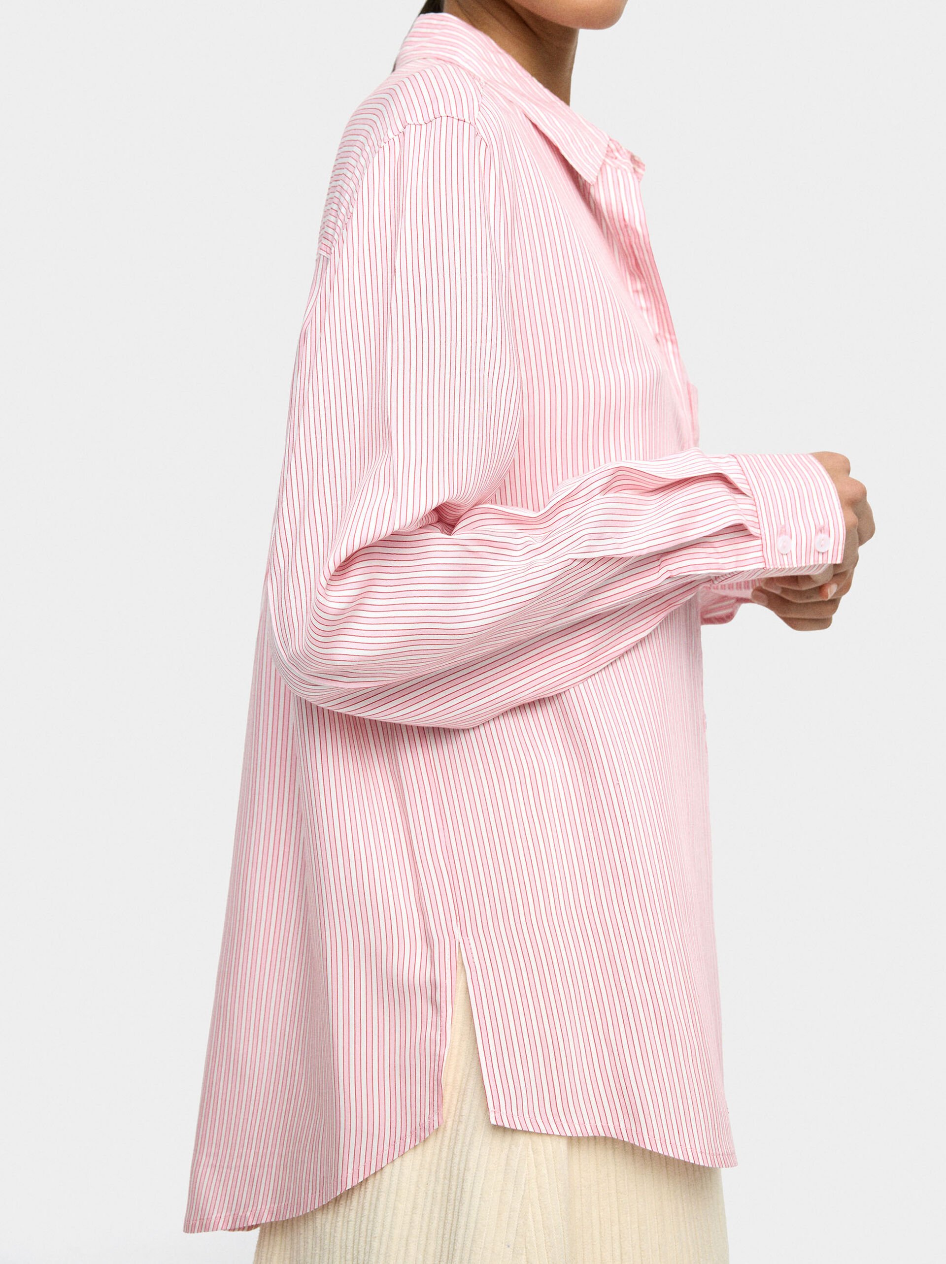 Shirt with pinstripe image number 3.0