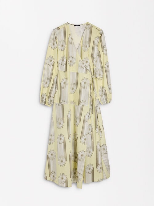 Vestido algodón estampado floral