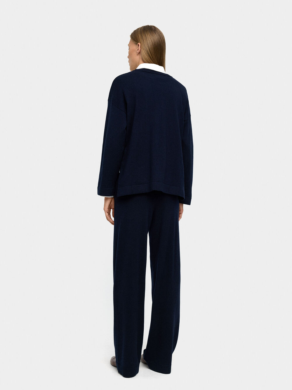 Maglione in maglia liscia