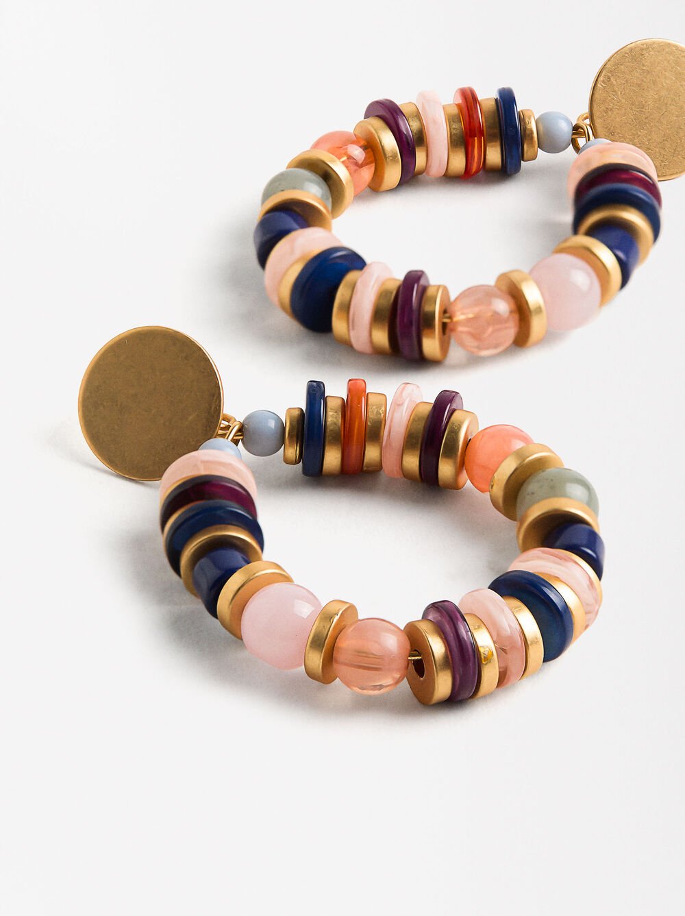 Earrings with stones