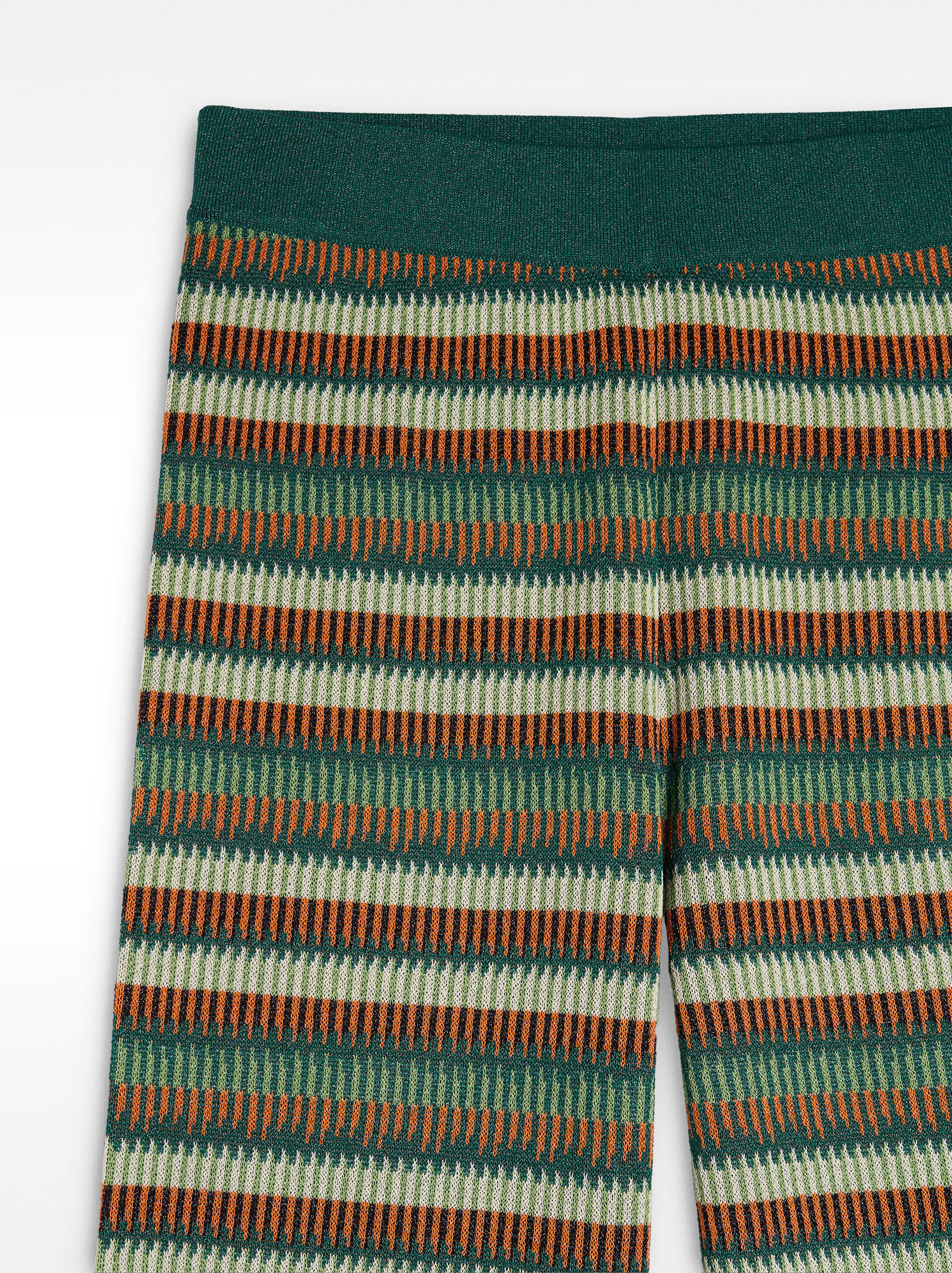 Pantaloni in jacquard a righe image number 6.0