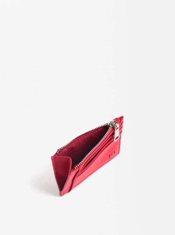 Velvety texture card holder