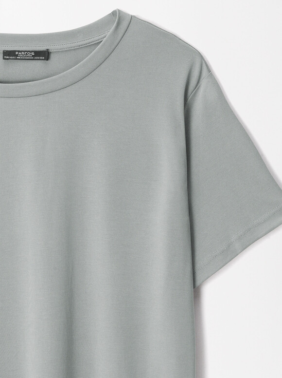 Modal T-Shirt, Grey, hi-res