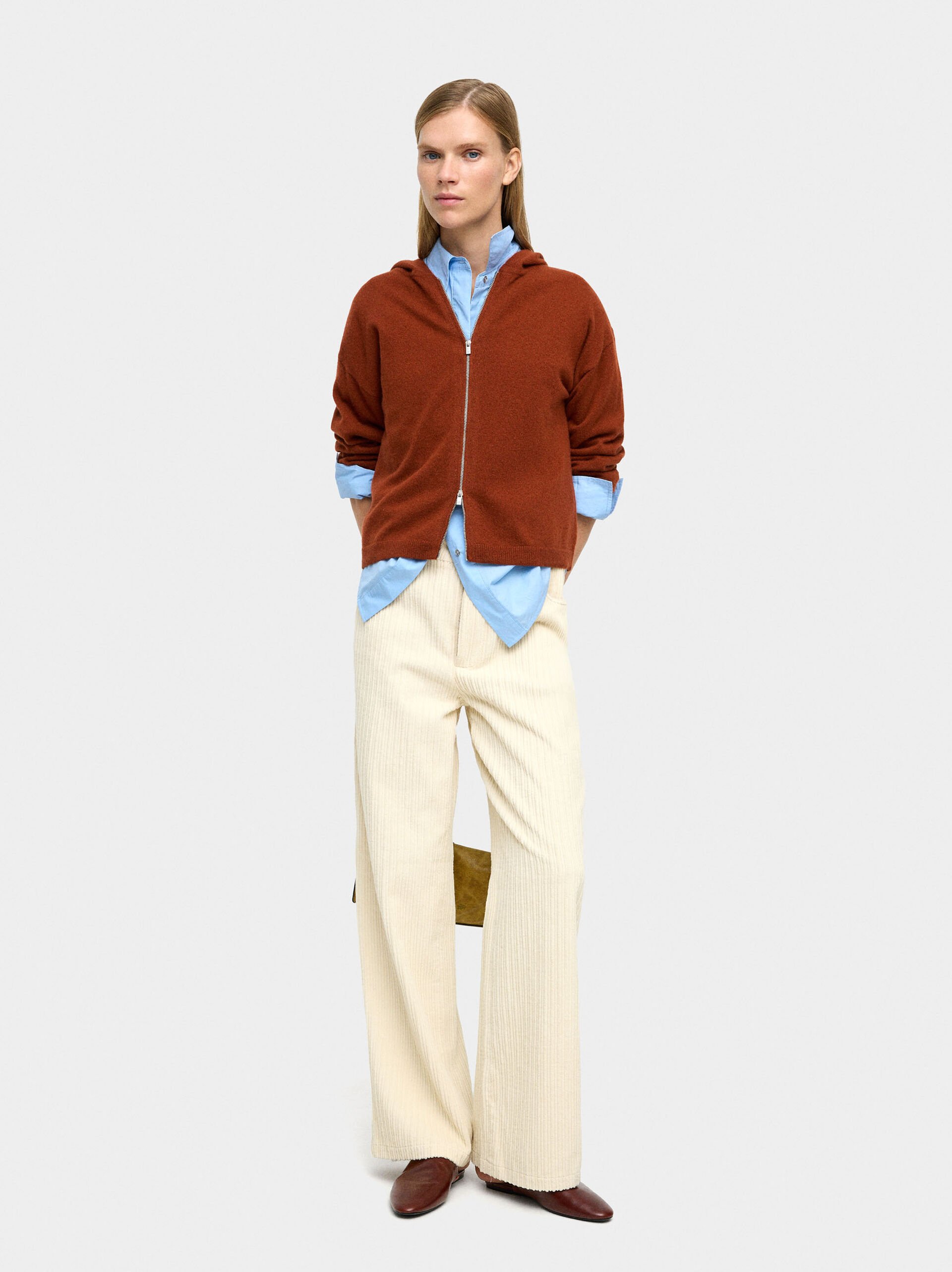 Cardigan with 100% cashmere image number 1.0