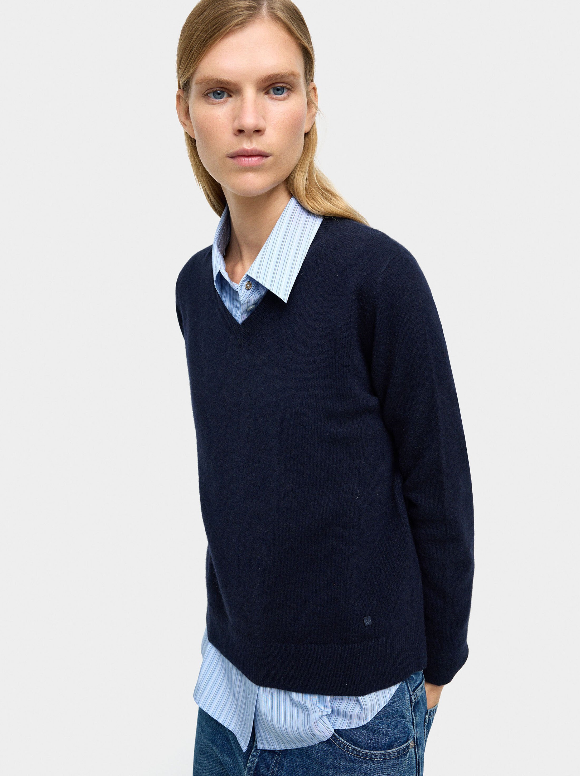 100% cashmere sweater image number 1.0