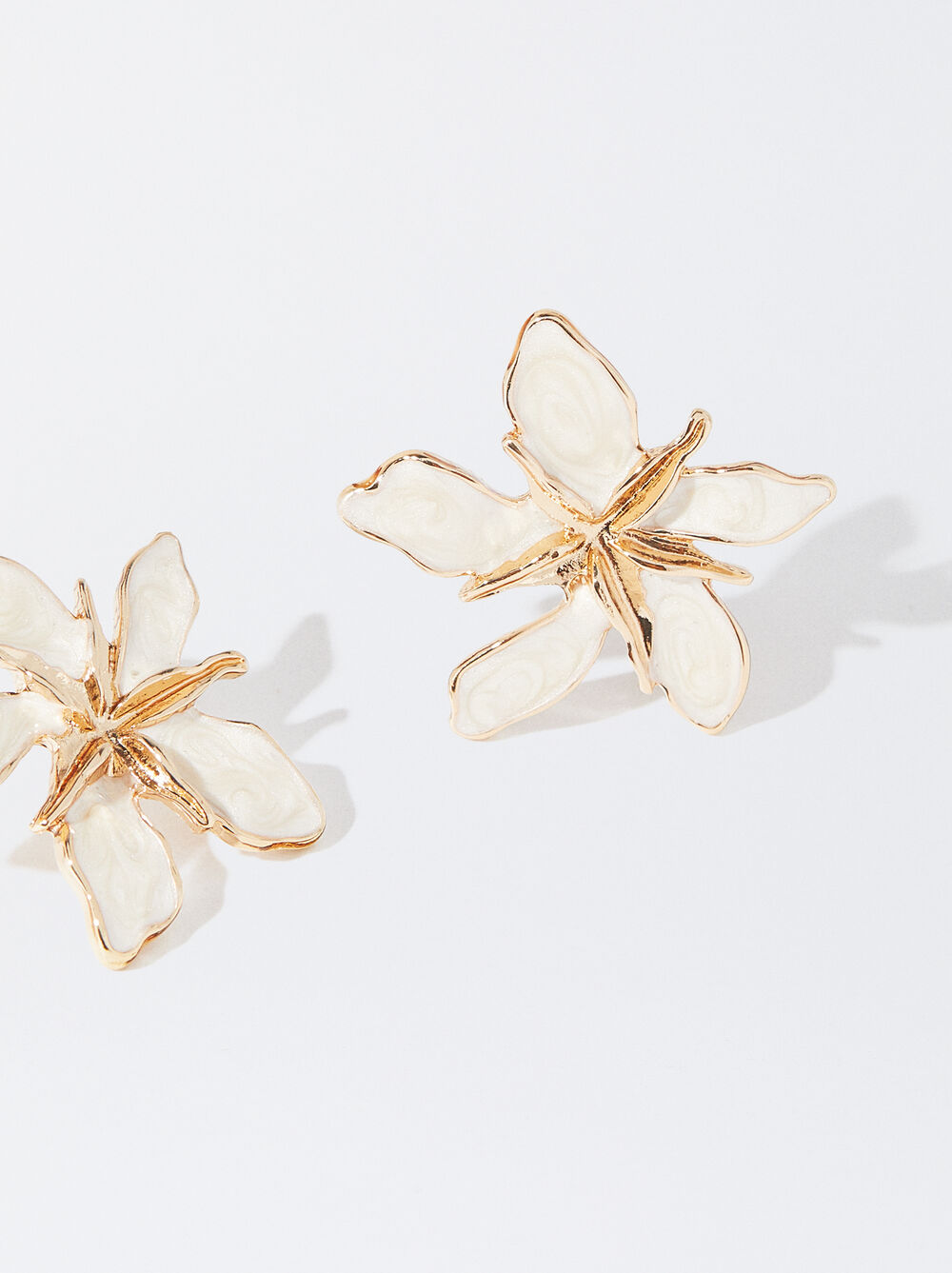 Enamel Flower Earrings