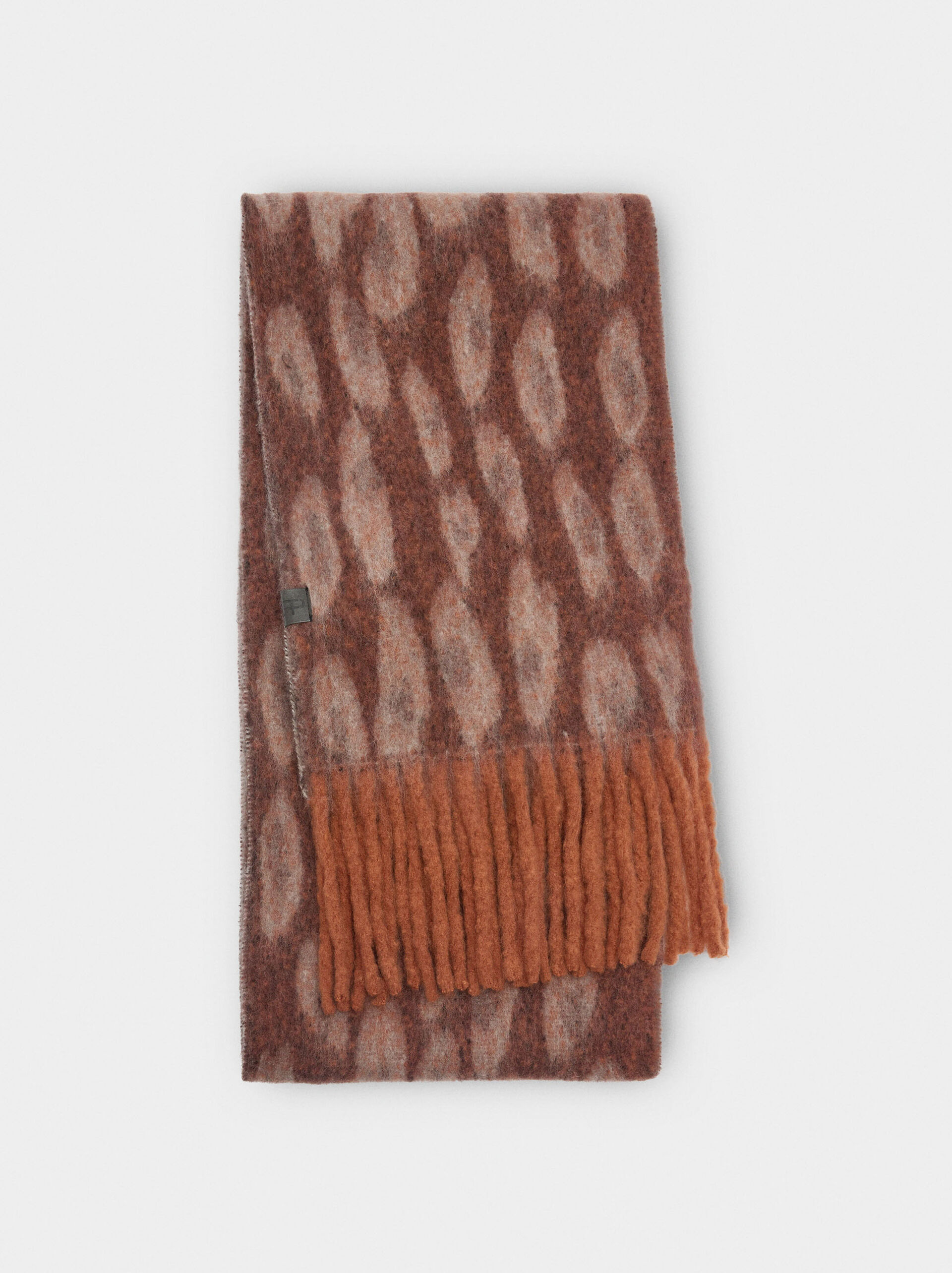 Bedruckter Schal mit Fransen image number 0.0