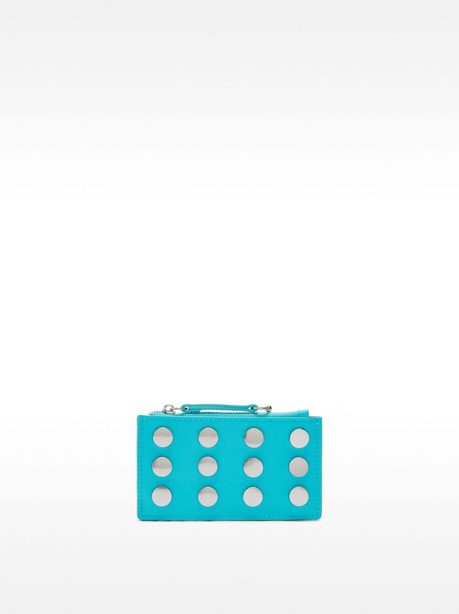 Card holder with studs