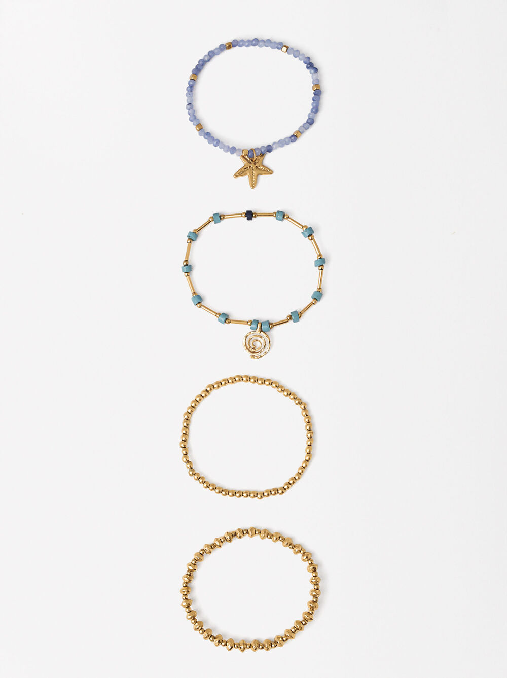 Set Of Gold Bracelets