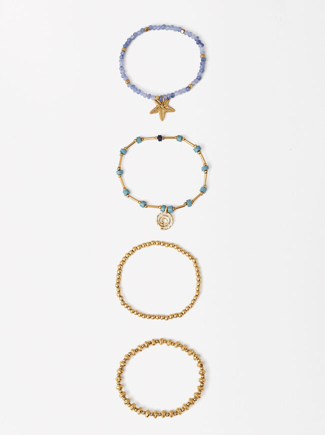 Set Of Gold Bracelets image number 3.0