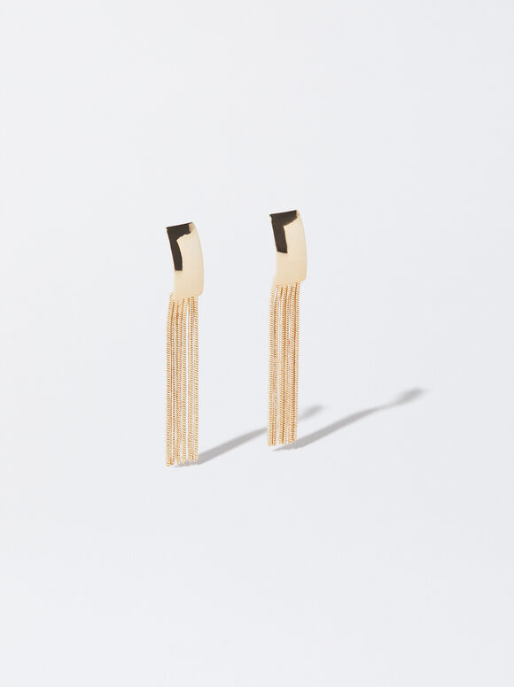 Goldene Ohrringe, Golden, hi-res