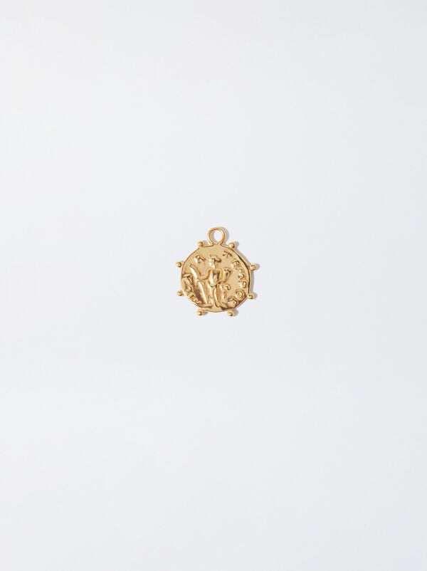 925 silver medal charm