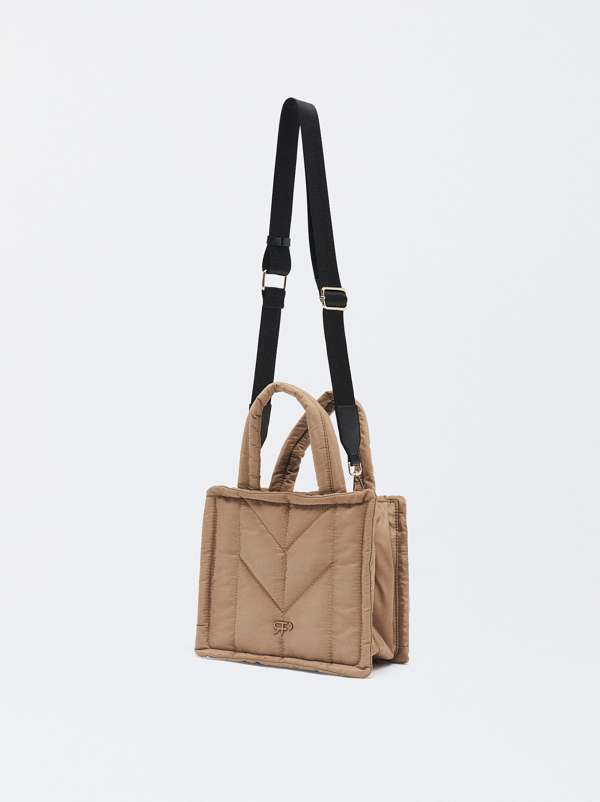 Nylon Tote Bag Black Parfois