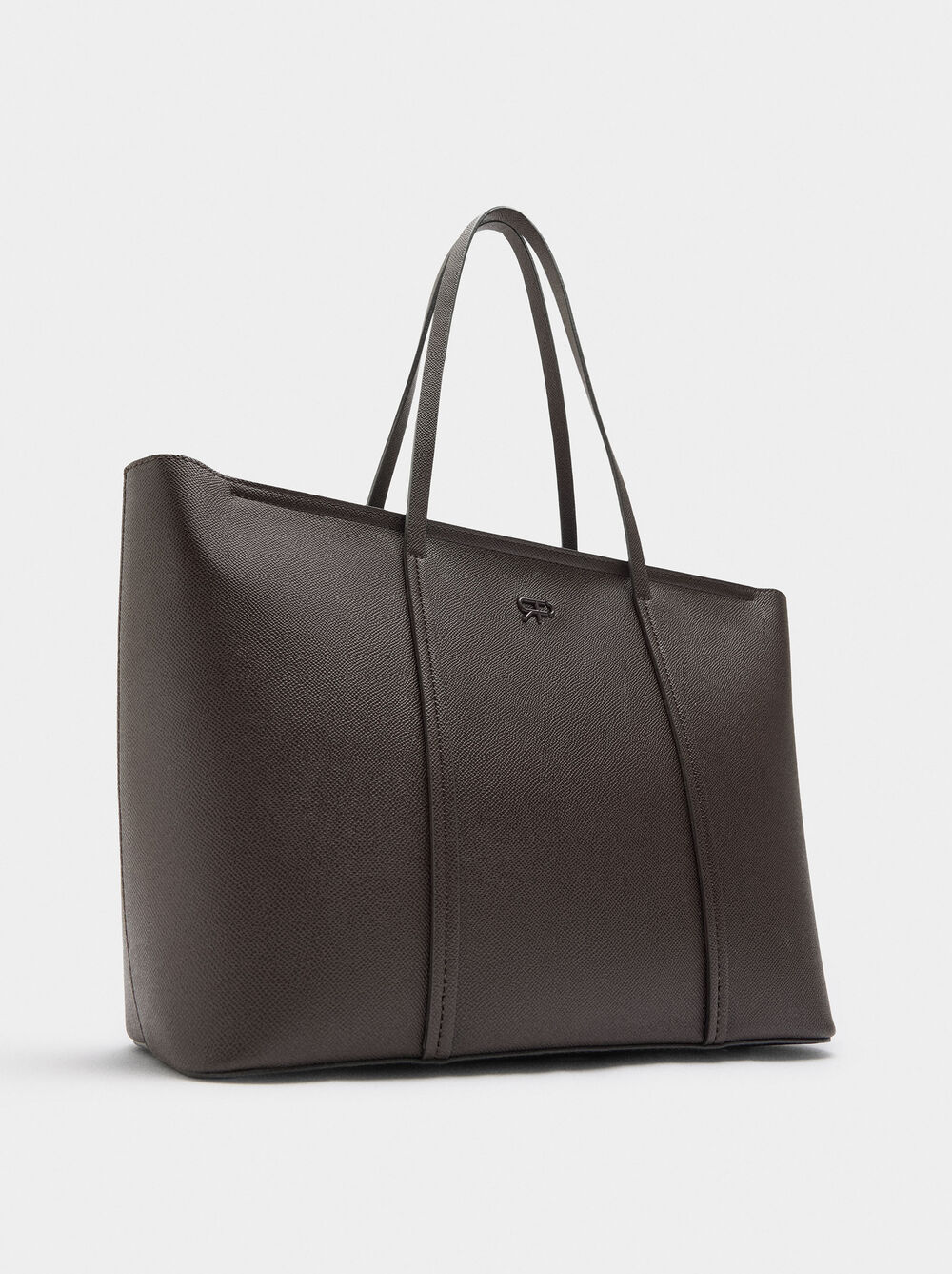 Shopper bag with zipper