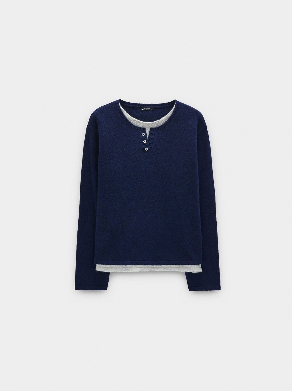 Double knit effect sweater