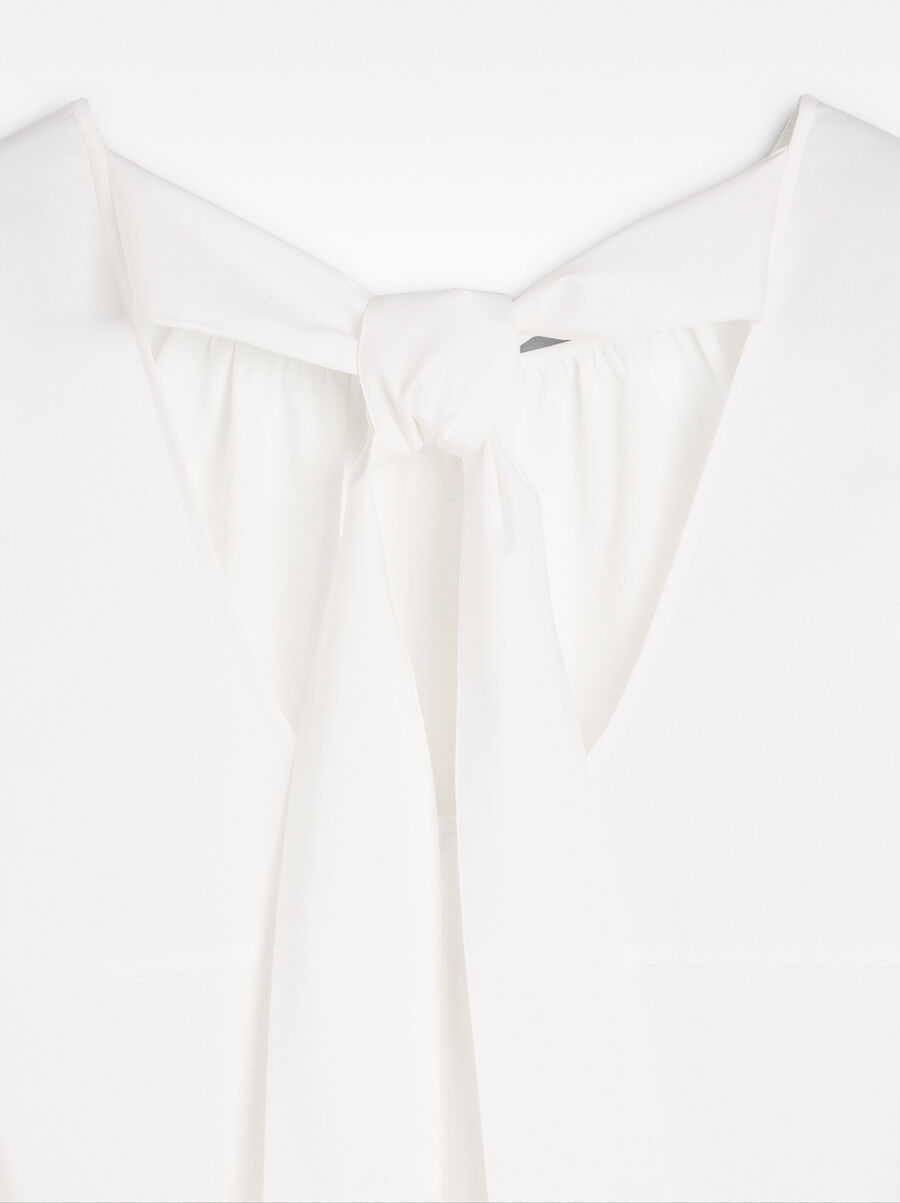 Robe midi cintrée en coton