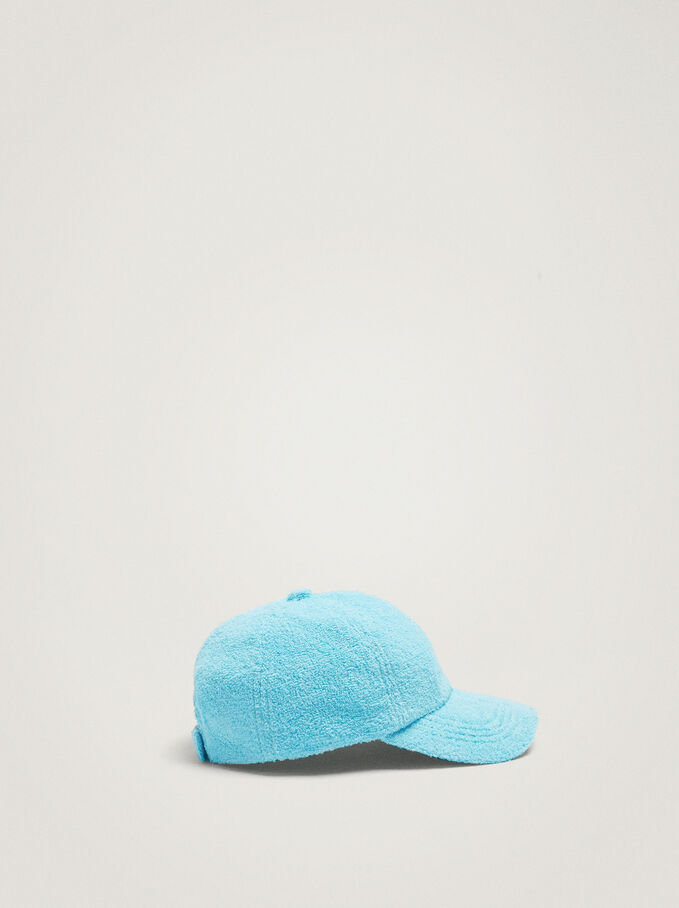 Cotton Adjustable Cap, Blue, hi-res