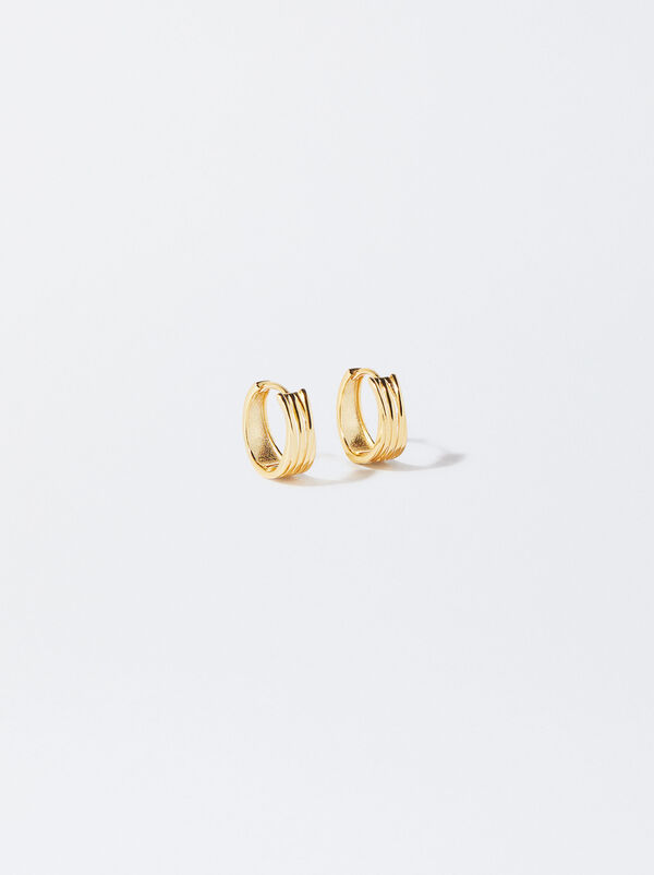 925 silver hoop earrings