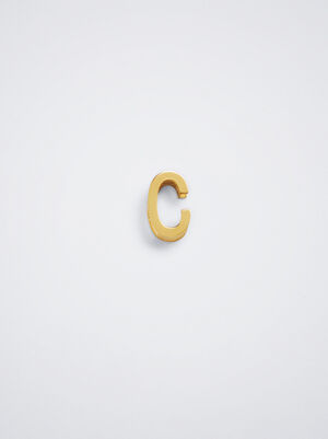 Online Exclusive - Stainless Steel Charm With Letter  image number 0.0