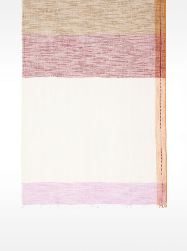 Cotton pashmina with fringes