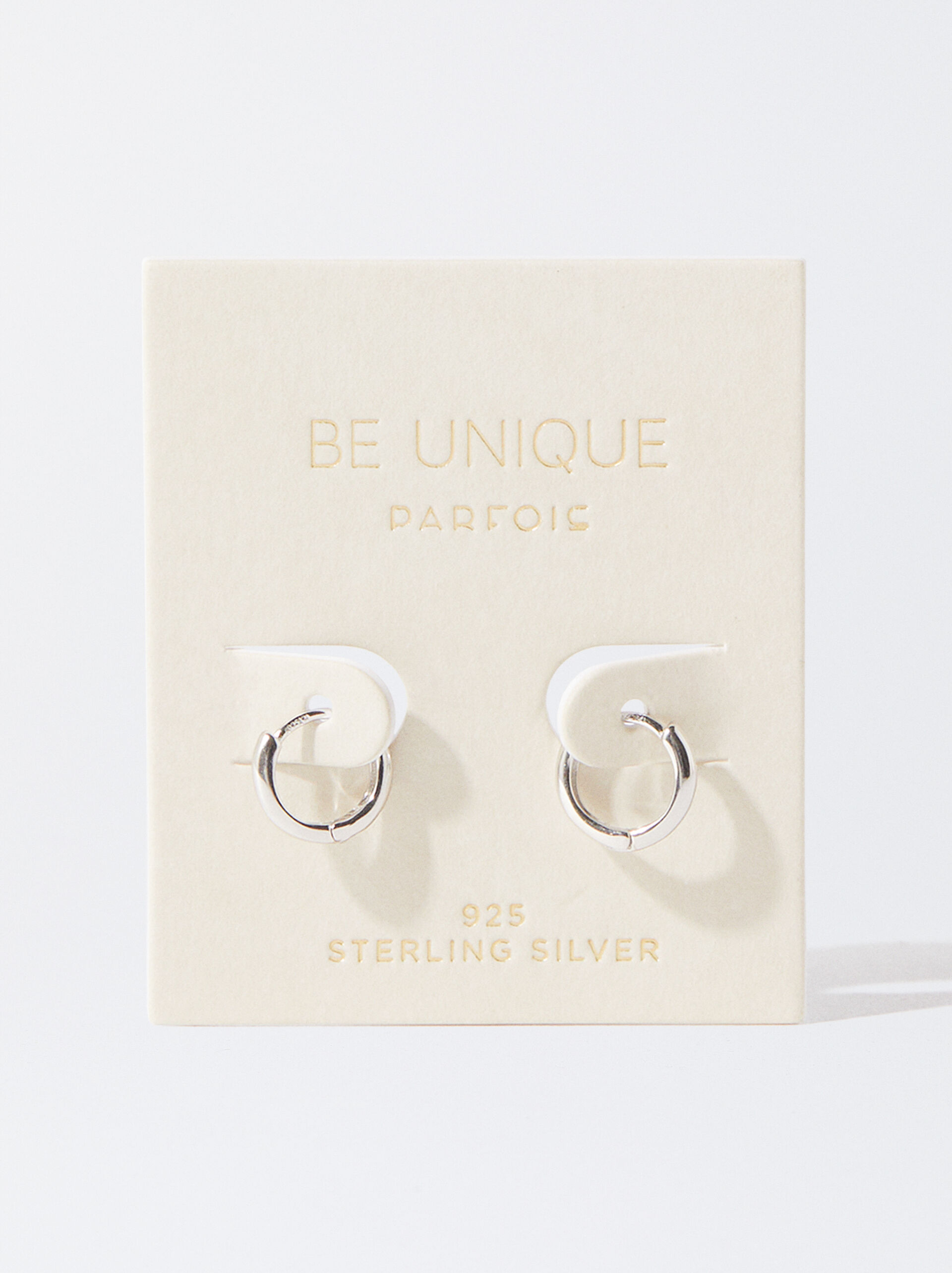 925 Silver Personalised Hoop Earrings image number 3.0