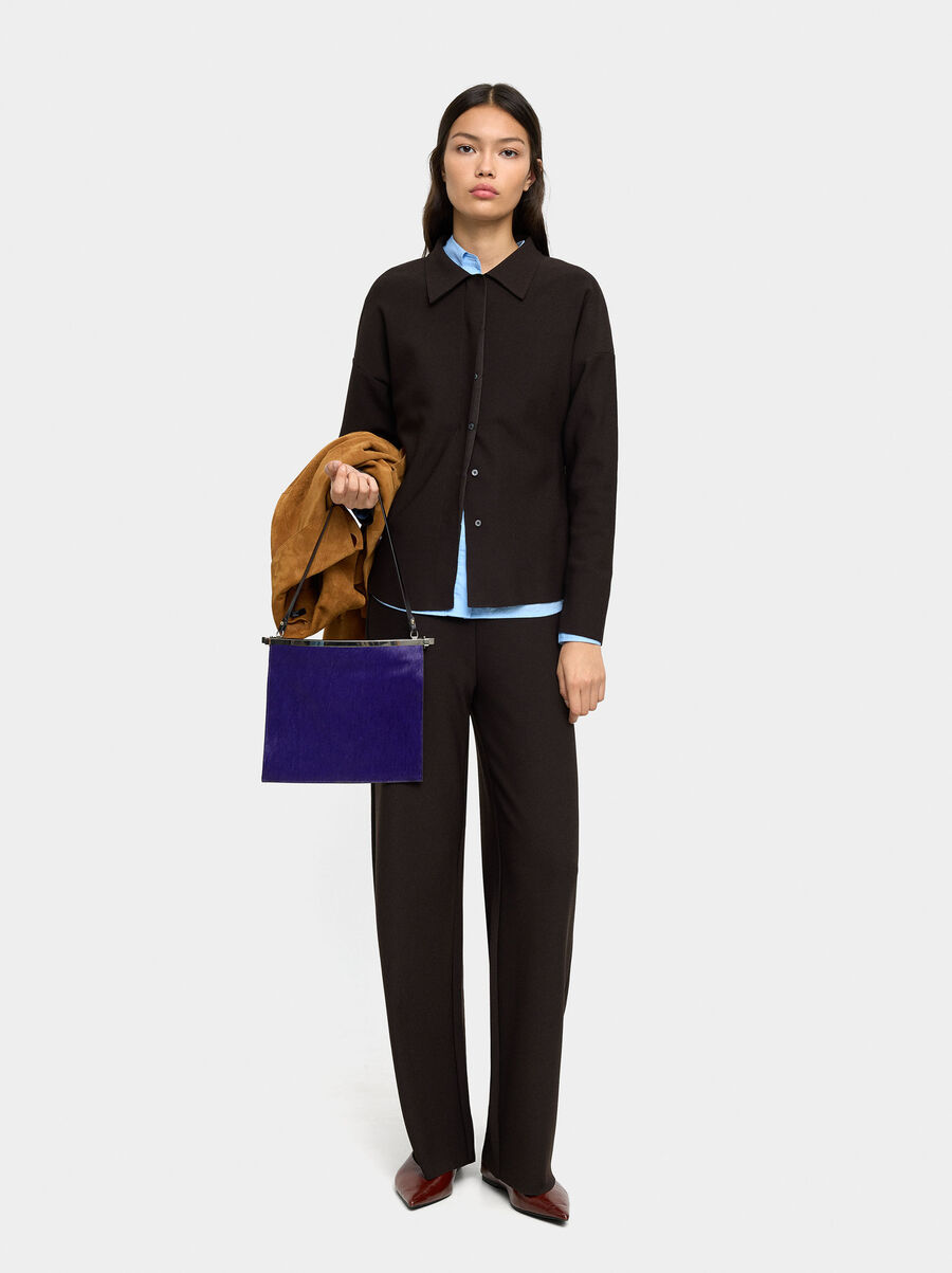 Pantalón recto liso