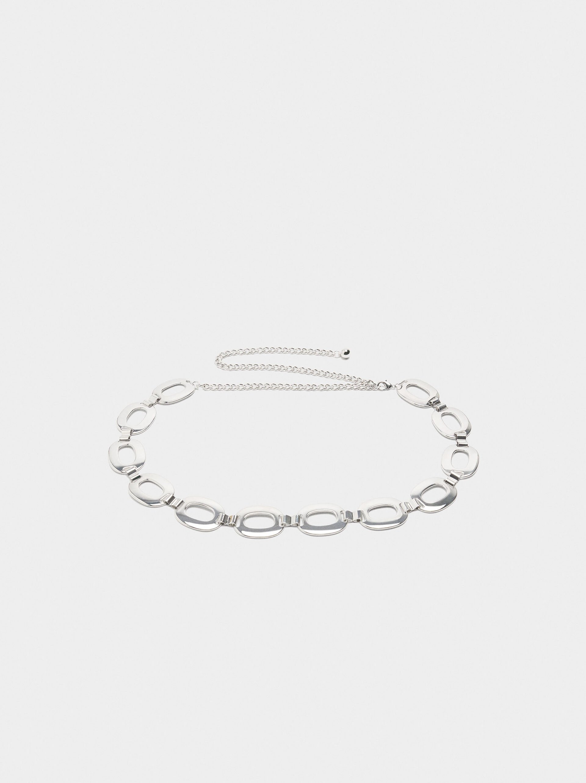 Metal belt with rings image number 0.0