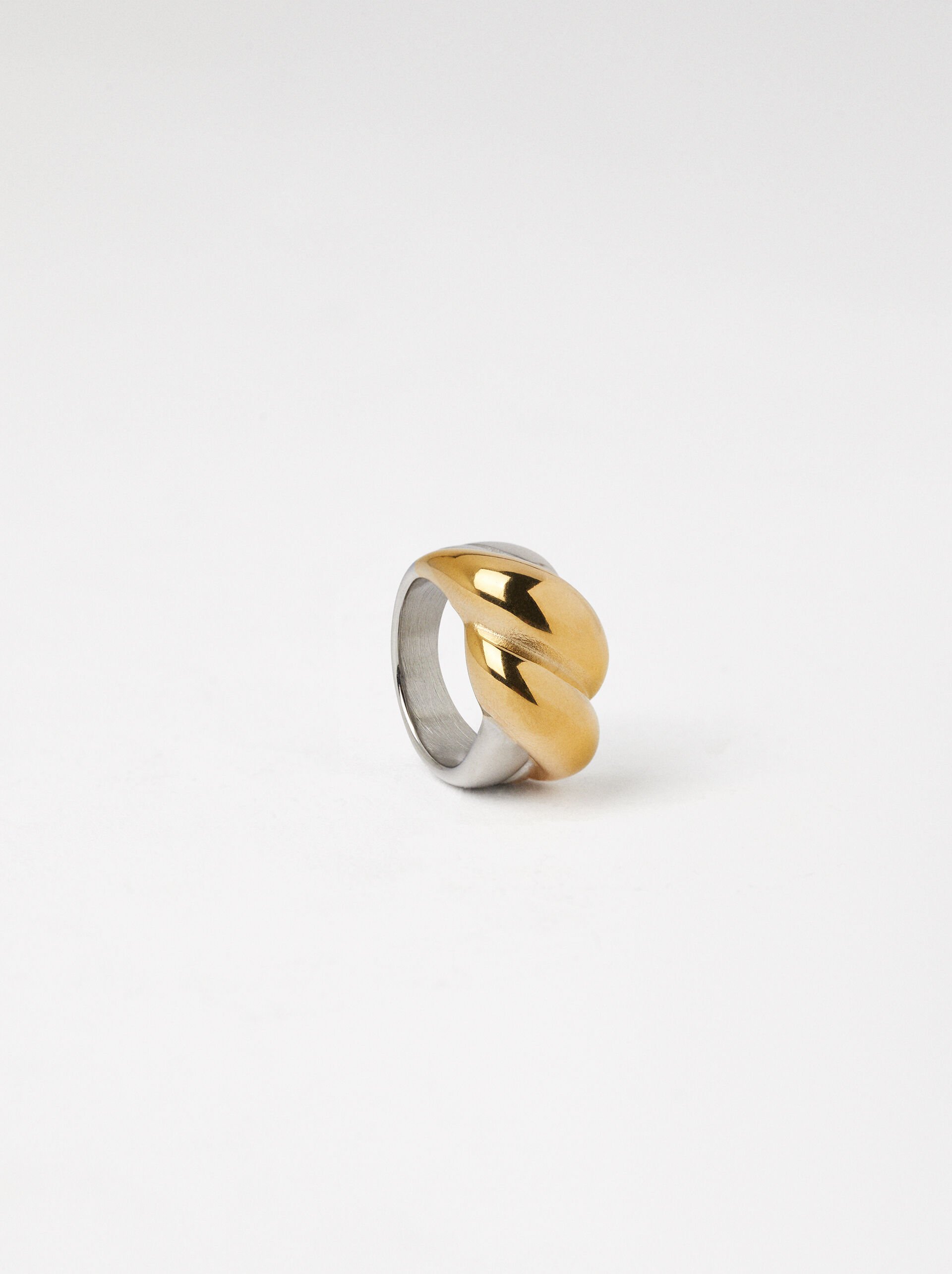 Braided Ring - Stainless Steel image number 2.0