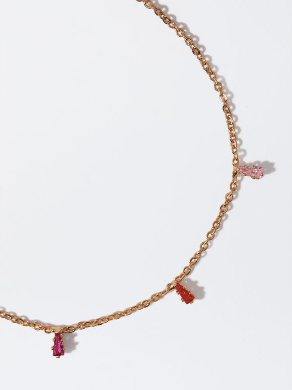 Bracelet With Zirconia, Multicolor, hi-res
