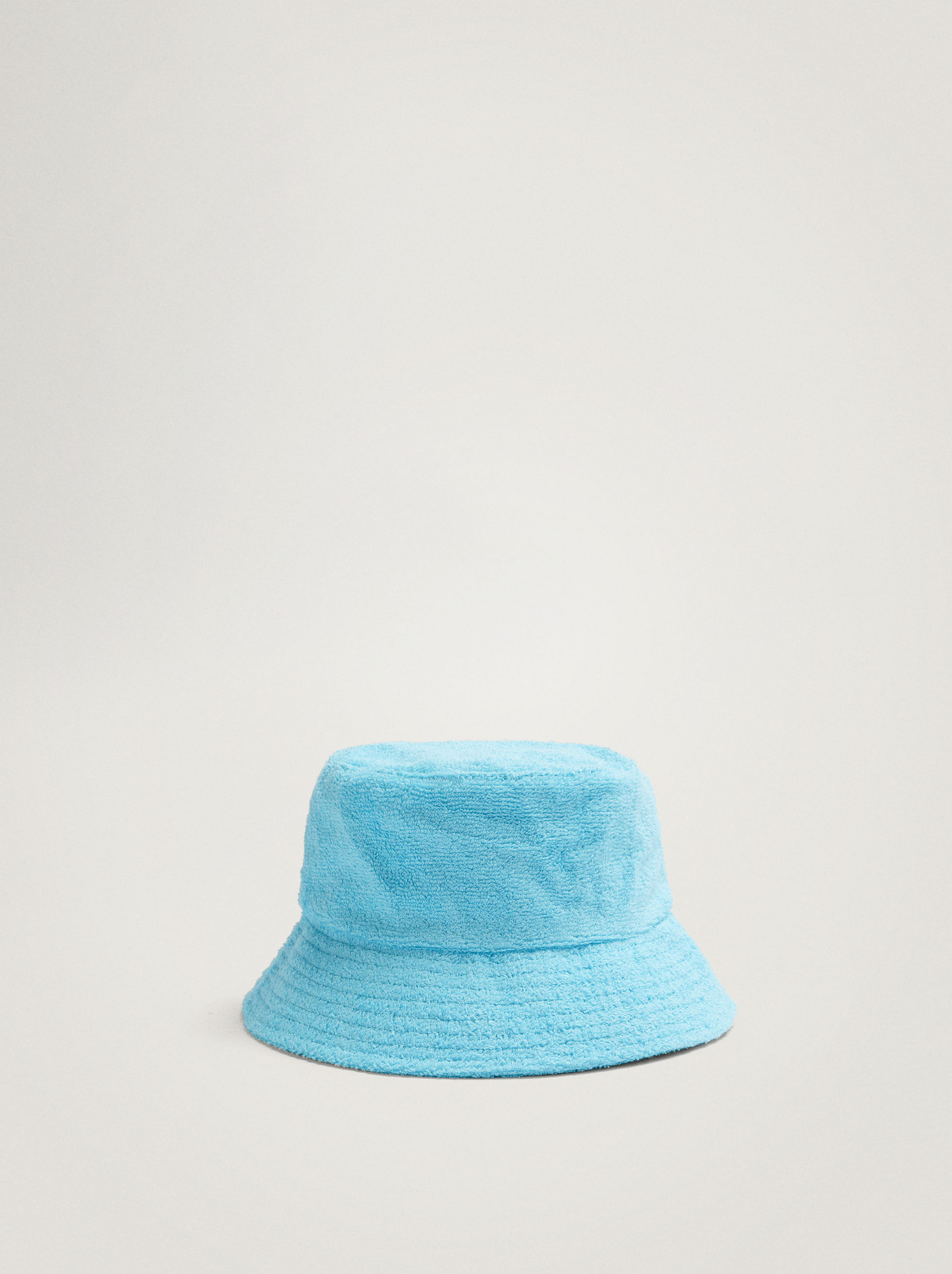 Towel Bucket Hat Blue Woman Hats