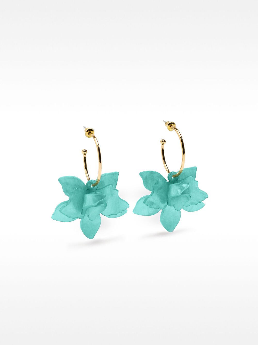 Aros abiertos con maxi flor